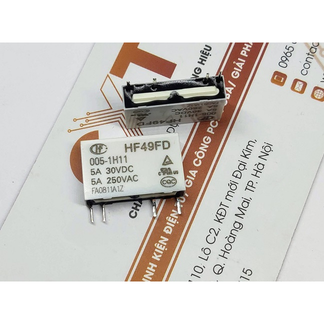 HongFa Relay 5A 24V  HF49FD-024-1H11