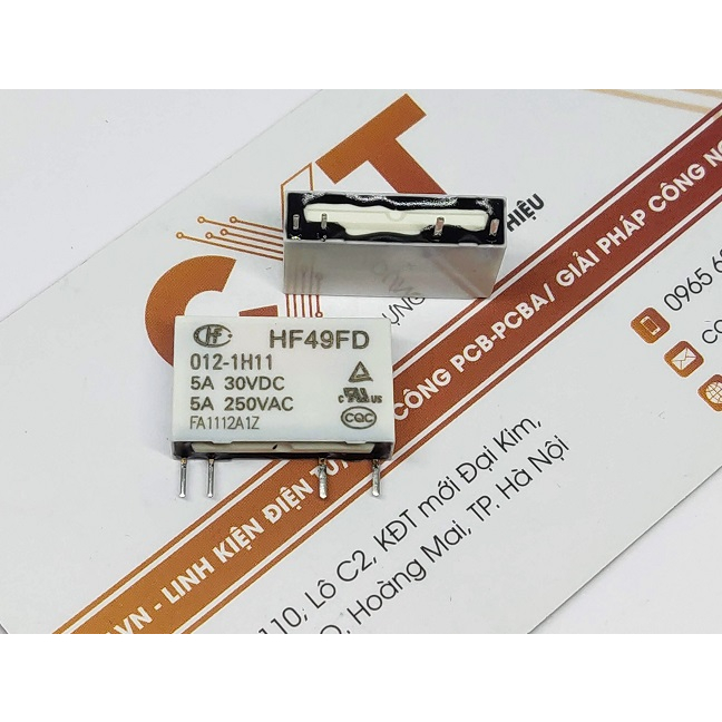 HongFa Relay 5A 24V  HF49FD-024-1H11