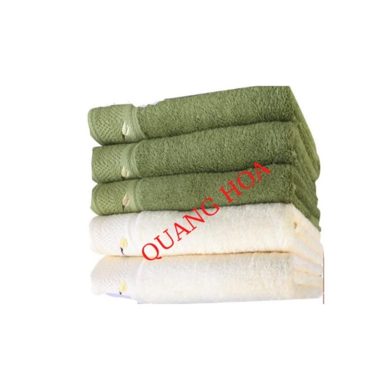 Khăn Mặt Mollis Sợi đậu nành (Soybean )KT 34×80cm Giúp Tái Tạo Da