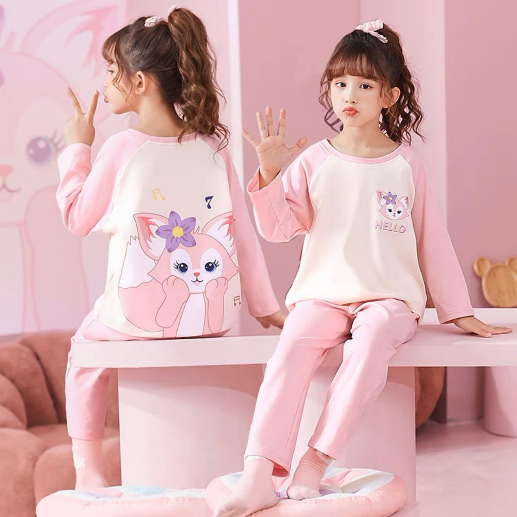 Set đồ bé gái thu đông size đại thời trang trẻ em BEESHOP D23046