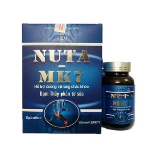 NUTA MK7 (lọ 30viên) bổ sung Canxi, D3, Mk7 hỗ trợ xương răng chắc khỏe