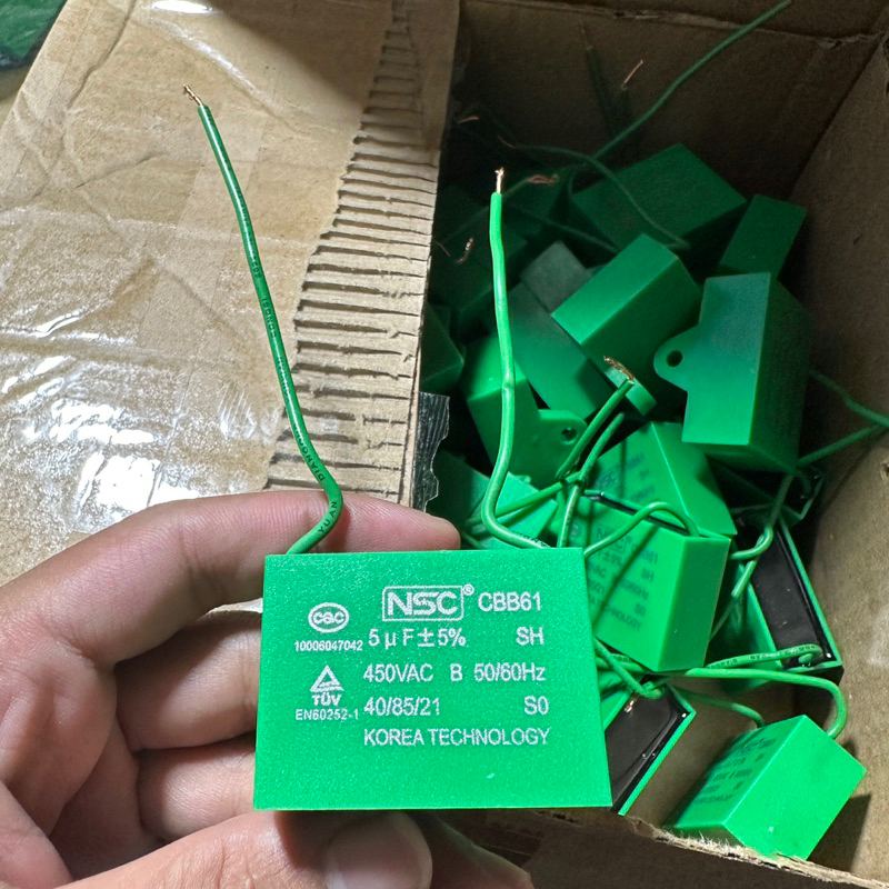 Tụ Vuông Xanh NSC - Tụ Quạt Vuông Hàng Sịn ! BH 12Thang