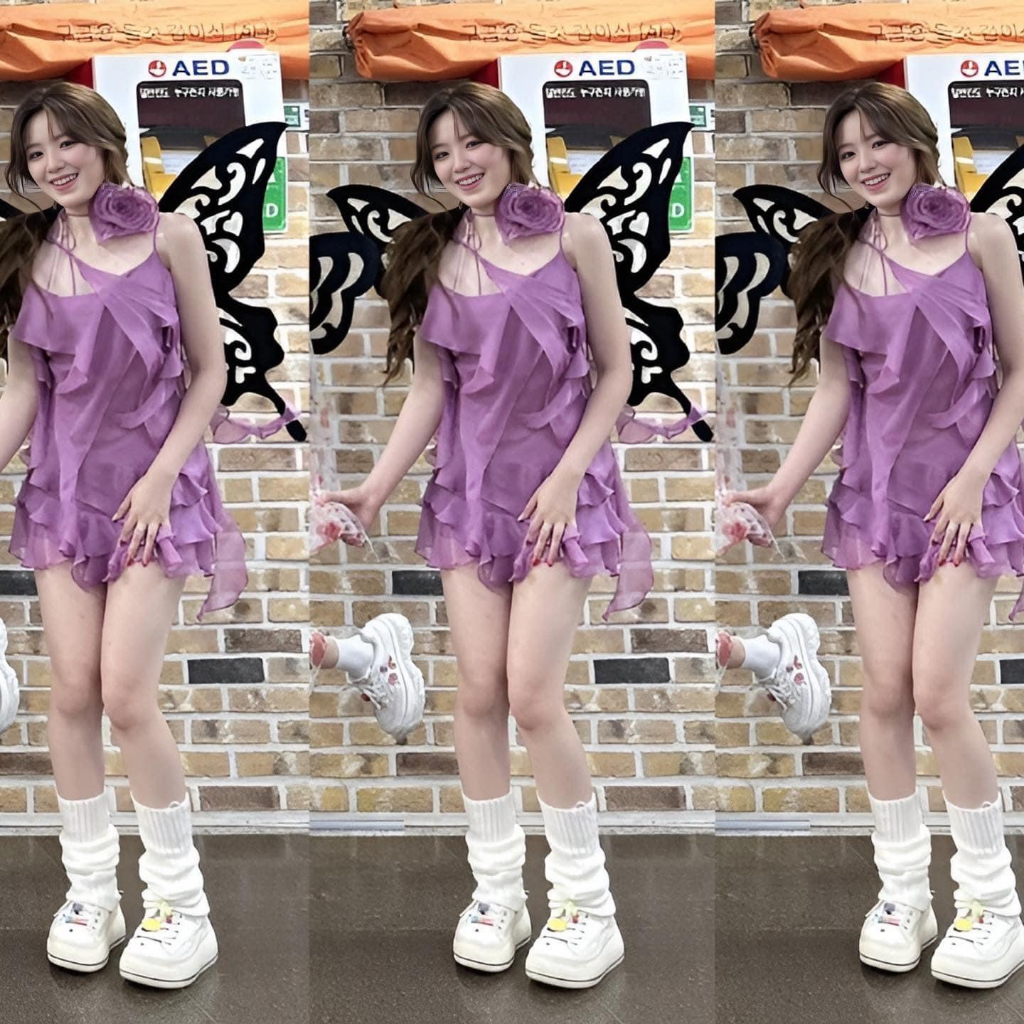 SET BỘ 2 DÂY KÈM CHÂN VÁY 2 TẦNG, ÁO 2 DÂY TÍM ROSE BLACKPINK  MẪU HOT TREND 2023