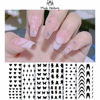 Stick dặm ombre nhiều hình ( miếng dán trang trí móng tay )