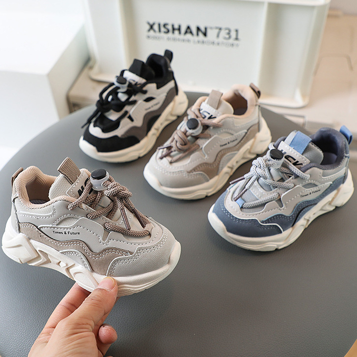Giày Thể Thao Cho Bé Trai Từ 1 Đến 10 Tuổi Phong Cách Thời Trang Năng Động Thoáng Khí