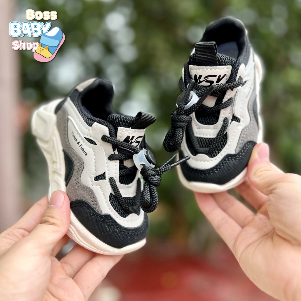 Giày Thể Thao Cho Bé Trai Từ 1 Đến 10 Tuổi Phong Cách Thời Trang Năng Động Thoáng Khí