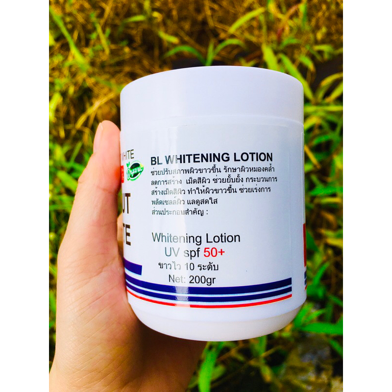 Kem BL thái lan trắng da toàn thân hộp 200gram whitening lotion