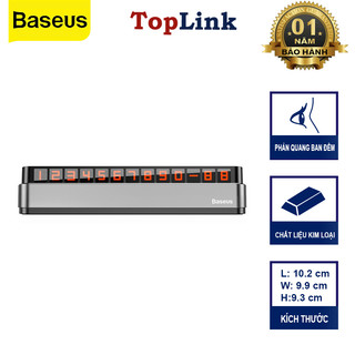 Bảng Ghi Số Điện Thoại Đặt Táp Lô Ô TÔ Khi Đỗ Xe Thiết Kế Sang Trọng Thương Hiệu Baseus ACNUMB - TopLink