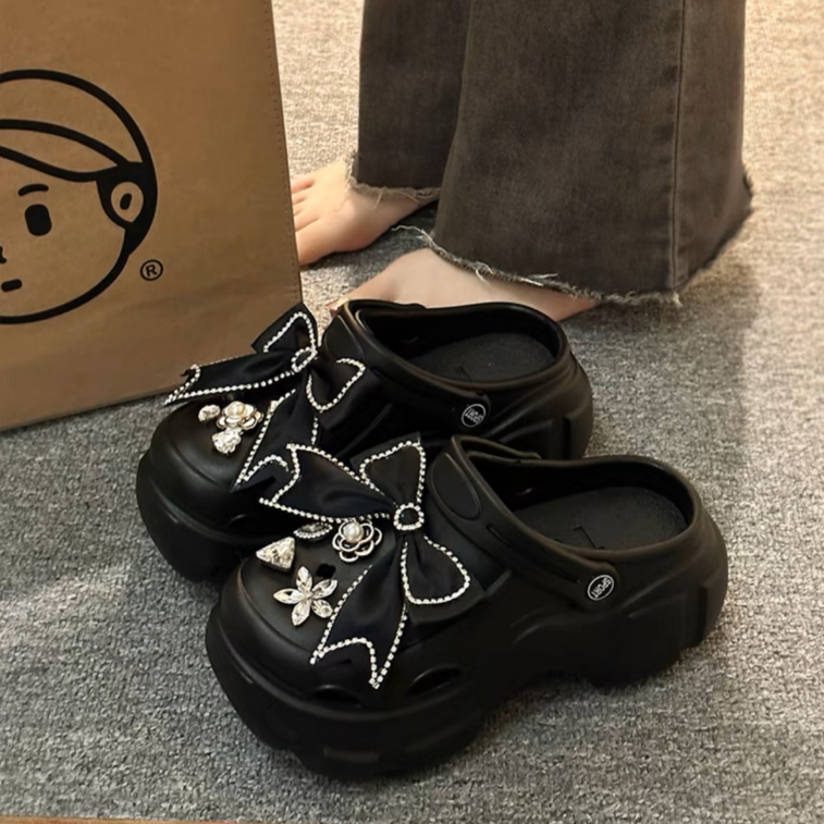 Dép sục đế dày 8CM dép bánh mì nữ đế độn siêu nhẹ tặng kèm STICKER NƠ-TĂNG 1 SZ