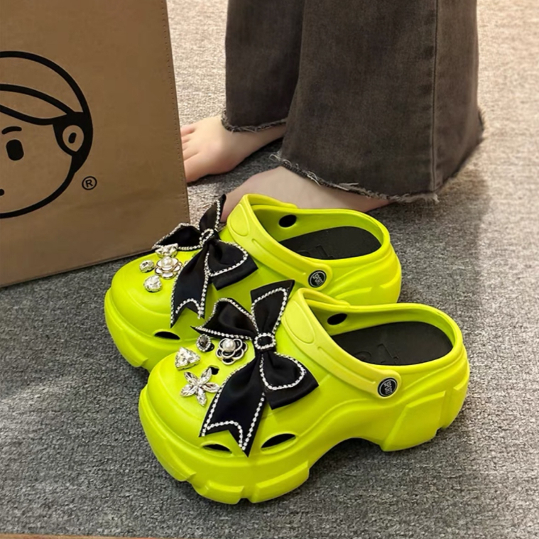 Dép sục đế dày 8CM dép bánh mì nữ đế độn siêu nhẹ tặng kèm STICKER NƠ-TĂNG 1 SZ