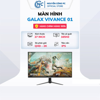 Màn hình gaming galax vivance-01 kích thước 27inch ips, độ phân giải 2k qhd, tần số 165hz phản hồi 1m - bh 36 th