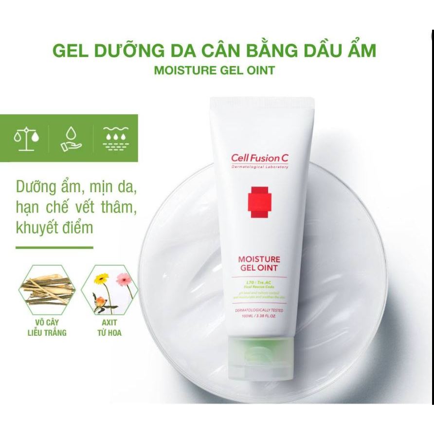 Gel Dưỡng Da Cân Bằng Dầu & Ẩm Cell Fusion C Moisture Gel Oint 100ml