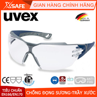 Kính bảo hộ UVEX PHEOS CX2 9198257 Kính chống bụi, chống hơi nước, trầy xước vượt trội, ngăn chặn tia UV, dùng đi xe máy