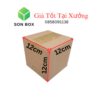 Hộp carton, thùng carton 12x12x12 hộp đóng hàng, hộp cod