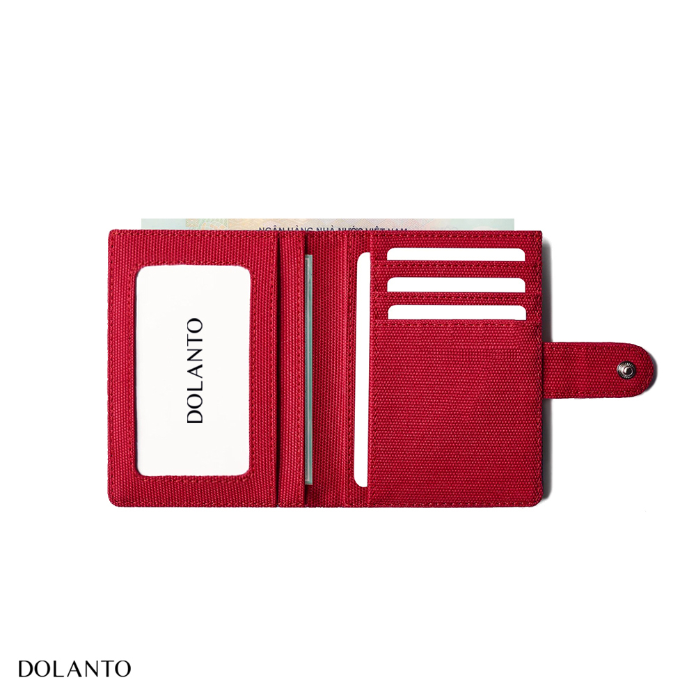 Ví DOLANTO BRAND® Button Wallet - Đứng