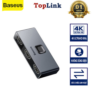 Bộ Chia Tín Hiệu Kỹ Thuật Số 4K HDMI 2 Chiều Baseus Matrix HDMI Splitter (2in1 Or 1in2) Cho Máy Tính, TV, Máy Chiếu...