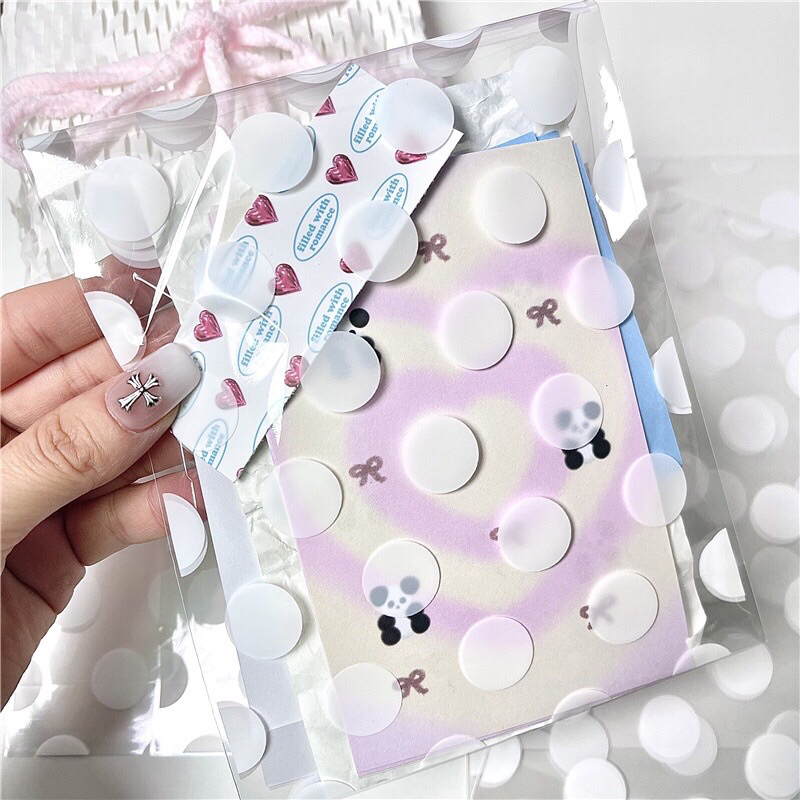 TÚI BÓNG KÍNH HOẠ TIẾT TRÒN