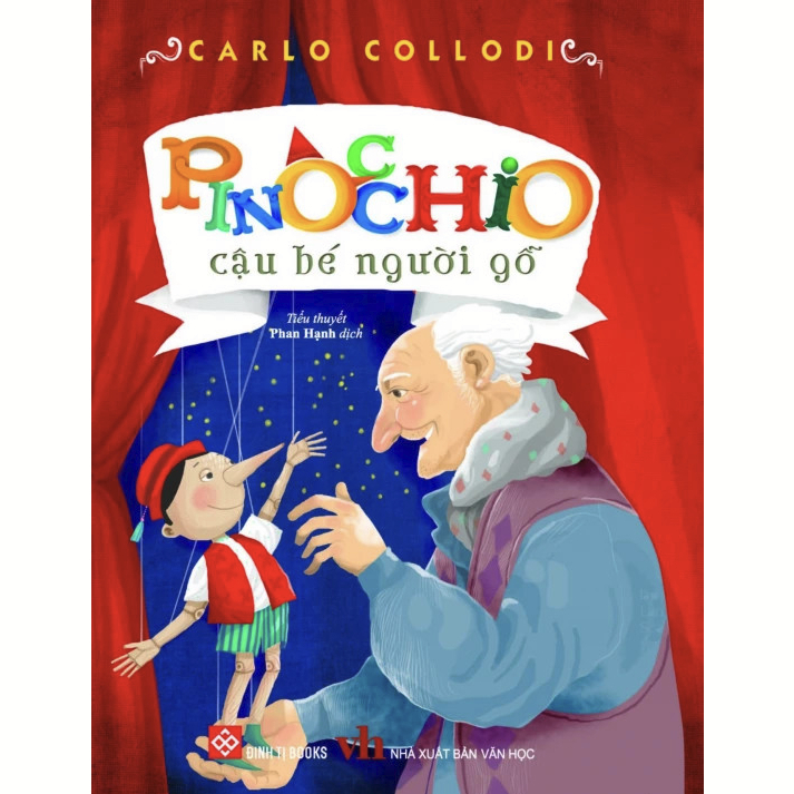 Sách - Pinocchio cậu bé người gỗ - Đinh Tị Books