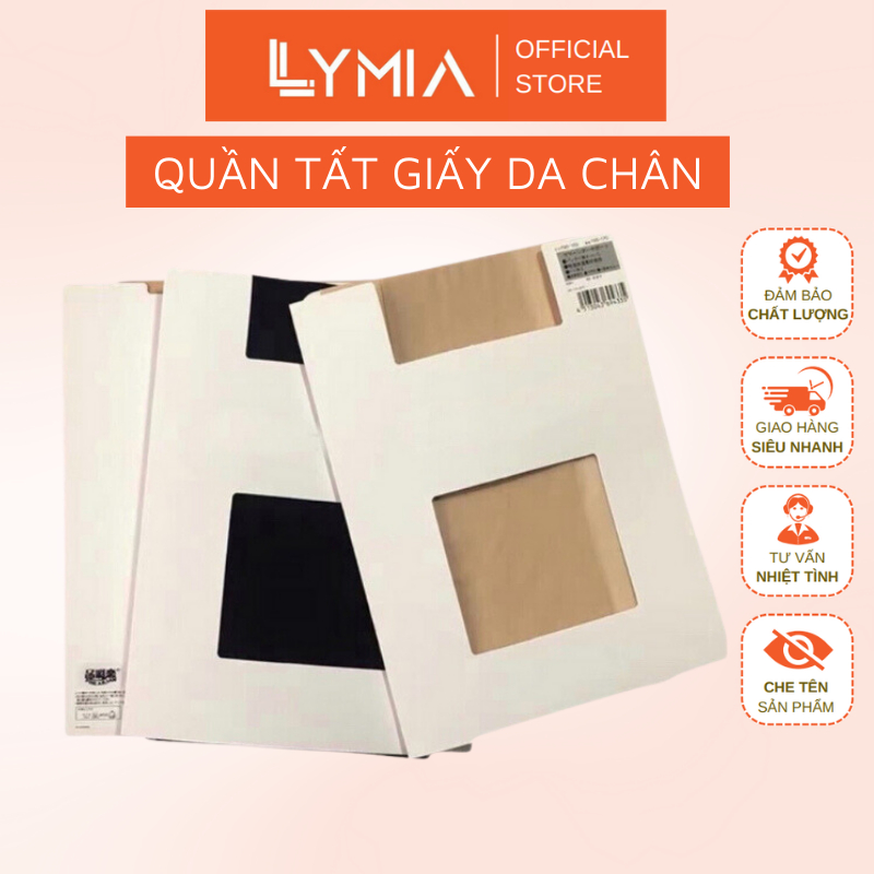 Quần tất giấy da chân nữ LYMIA che khuyết điểm chân, tàng hình cao cấp QT10