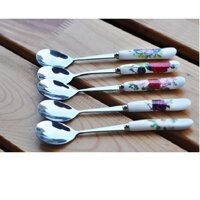 Thìa cafe - Nĩa size Bé | THÌA NĨA INOX CÁN SỨ