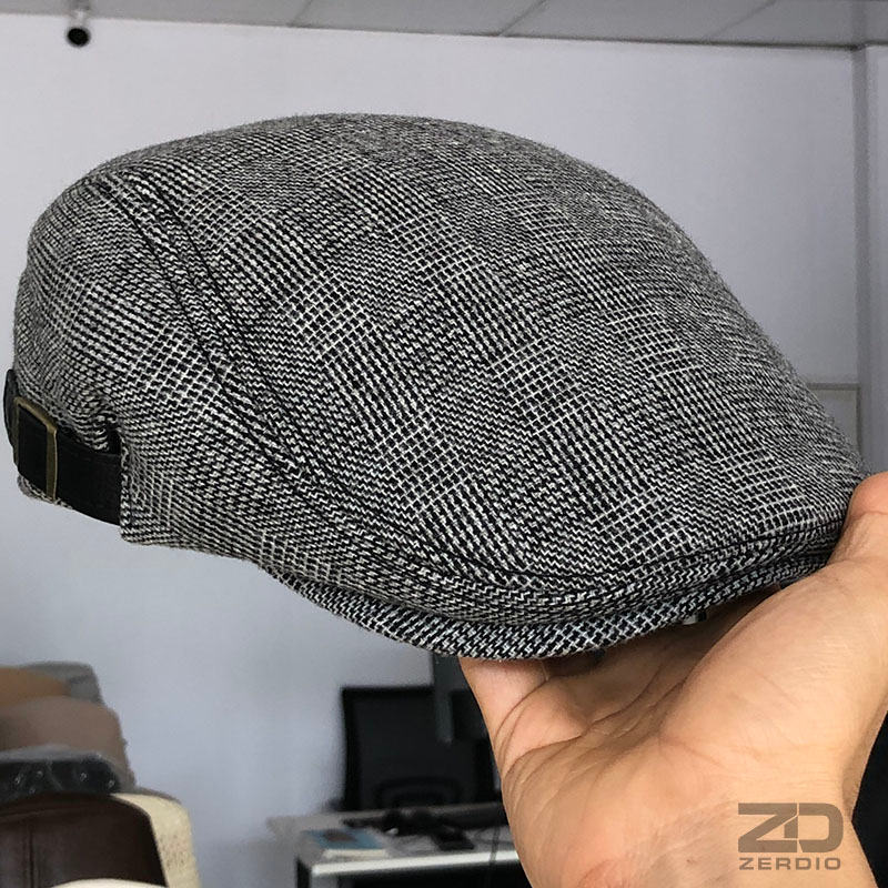 Mũ Nồi Nam Nỉ, Nón Beret Trung Niên Gedison MN057 Phong Cách Châu Âu