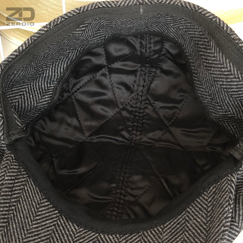 Mũ Nồi Bát Giác Gedison, Nón Bánh Tiêu Nam Phong Cách Cổ Điển Anh MN056