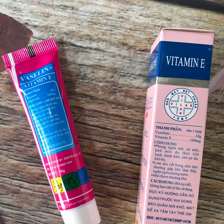 Vaseline rose-ngừa nứt nẻ môi,khô da-đẹp da-dịu vết bỏng-Tuýp 10g-Ezpharmacy