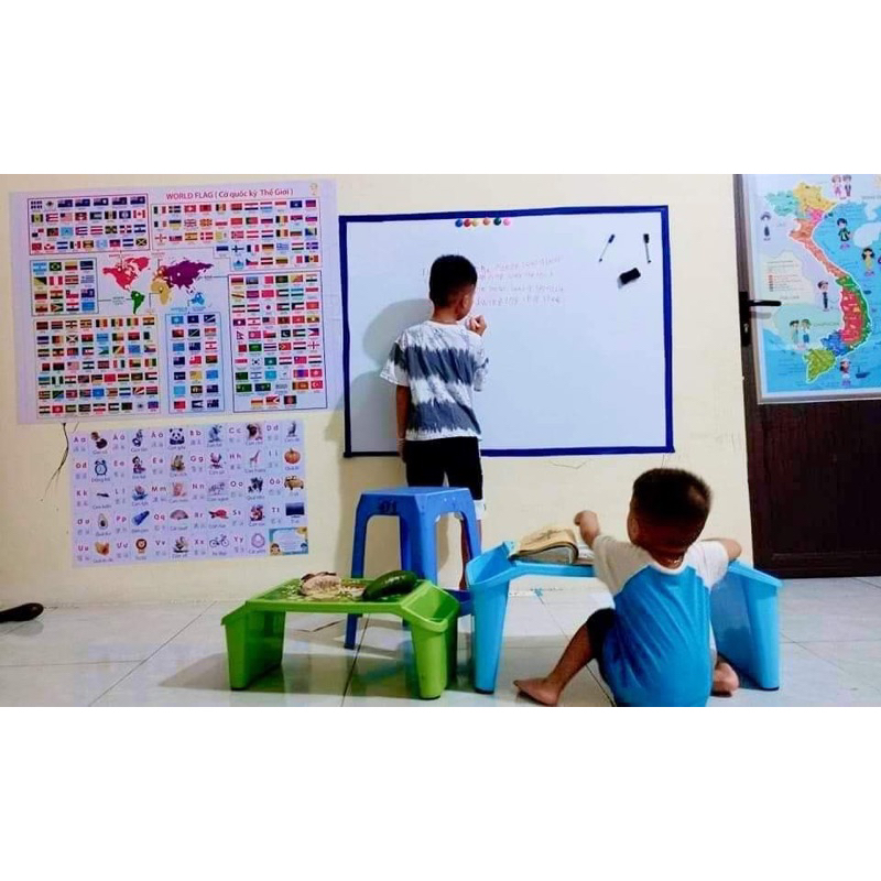 Bảng Từ Dán Tường Đa Di Năng Cho Bé