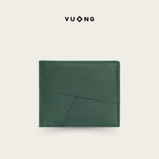Ví Vuông Shop®️ Layer ngắn vân taiga có ngắn khoá kéo YKK bên trong chất da thật bền và có khắc tên