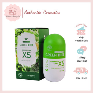 Viên thảo mộc giảm cân green diet - slimming care hộp 30 viên
