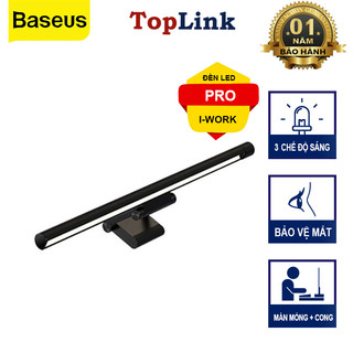 Đèn Led Treo Màn Hình Baseus Bản Pro Chống Ánh Sáng Xanh Bảo Vệ Mắt Phù Hợp Màn Mòng 5mm Đên 40mm - Toplink