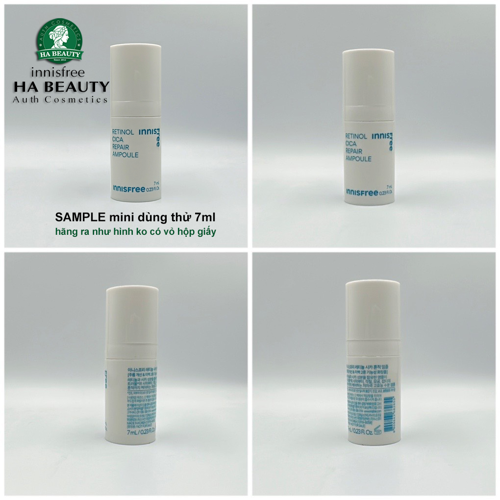 Tinh chất dưỡng phục hồi Sáng khỏe da innisfree Retinol Cica Repair Ampoule 30 mL