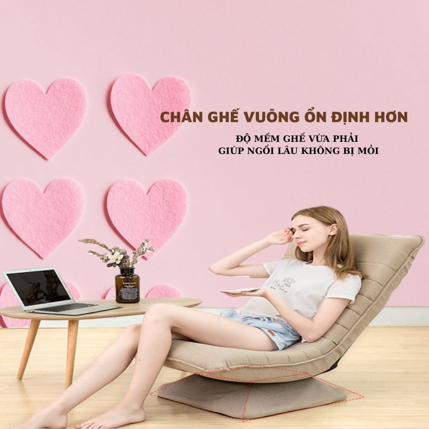 Ghế Lười Tựa Lưng Đọc Sách Thư Giãn Decor Phòng Thiết Kế Độc Đáo, Ghế Mặt Trăng Xoay 360 Decor Xinh Xắn Trẻ Trung