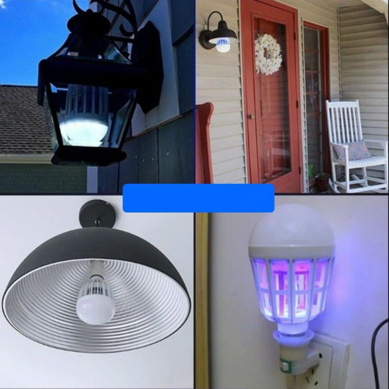 MVP3372 Đèn Bắt Muỗi Bóng Tròn Led, Bóng đèn bắt muỗi thông minh