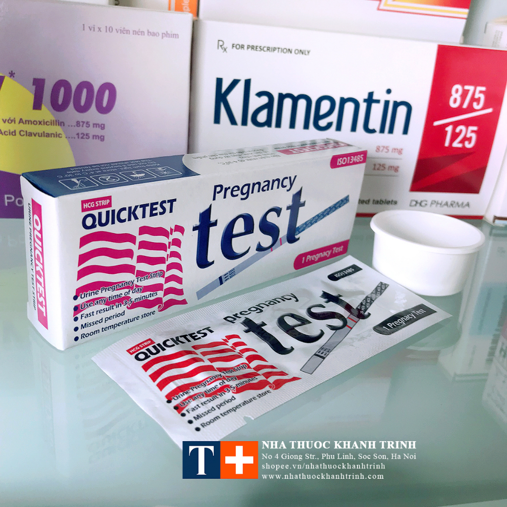 Que Thử Thai Quick Test phát hiện thai sớm - Nhanh chóng - Đơn giản - Chính xác