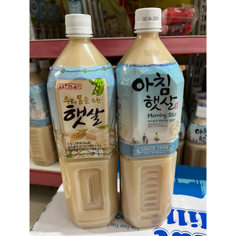 1 Chai Nước Gạo Buổi Sáng Morning Rice - Woongjin chai 1.5L