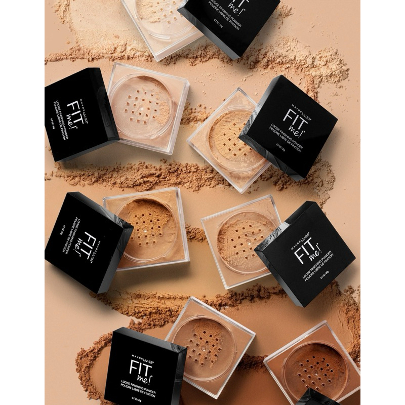 Phấn phủ kiềm dầu May.be.lline  Fit Me Loose Finishing Powder