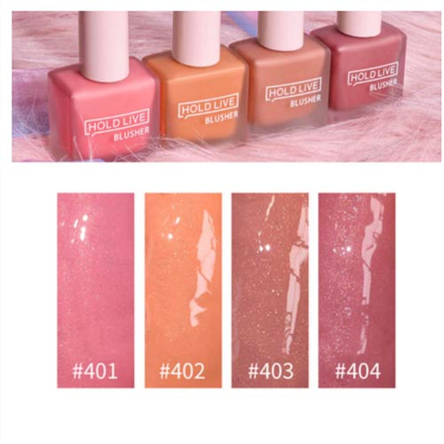 Má hồng dạng kem Hold Live Fruit Juice Blusher, óng ánh tự nhiên, bền màu không thấm nước