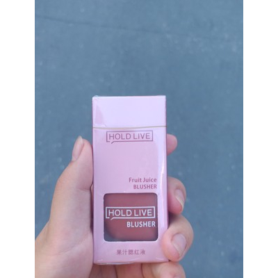 Má hồng dạng kem Hold Live Fruit Juice Blusher, óng ánh tự nhiên, bền màu không thấm nước