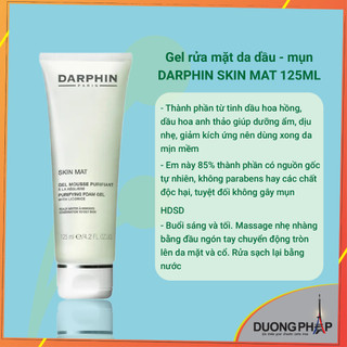 Gel Rửa Mặt Darphin Mousse 125ml ( Da dầu - mụn )