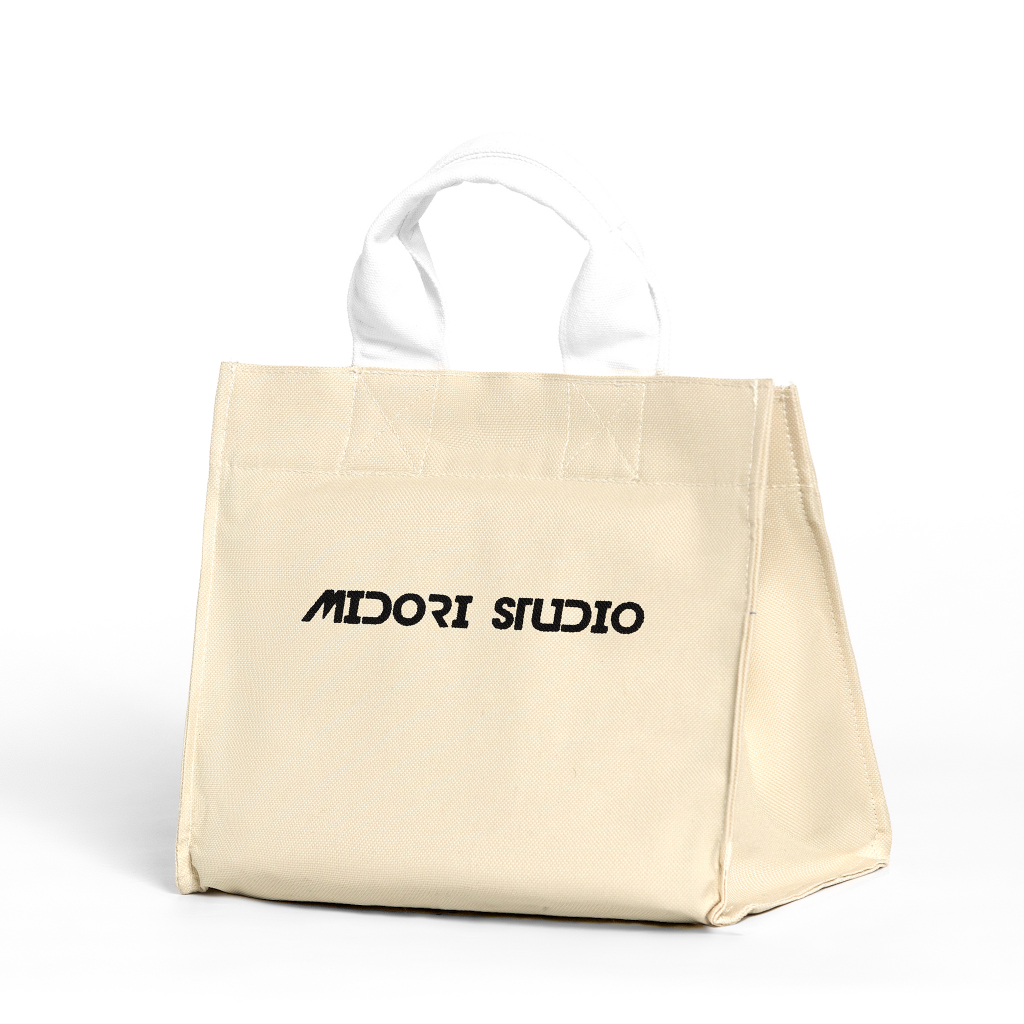 Túi Tote đeo vai cầm tay MARVIS chất liệu canvas nam nữ Local Brand Chính Hãng Midori M Studio