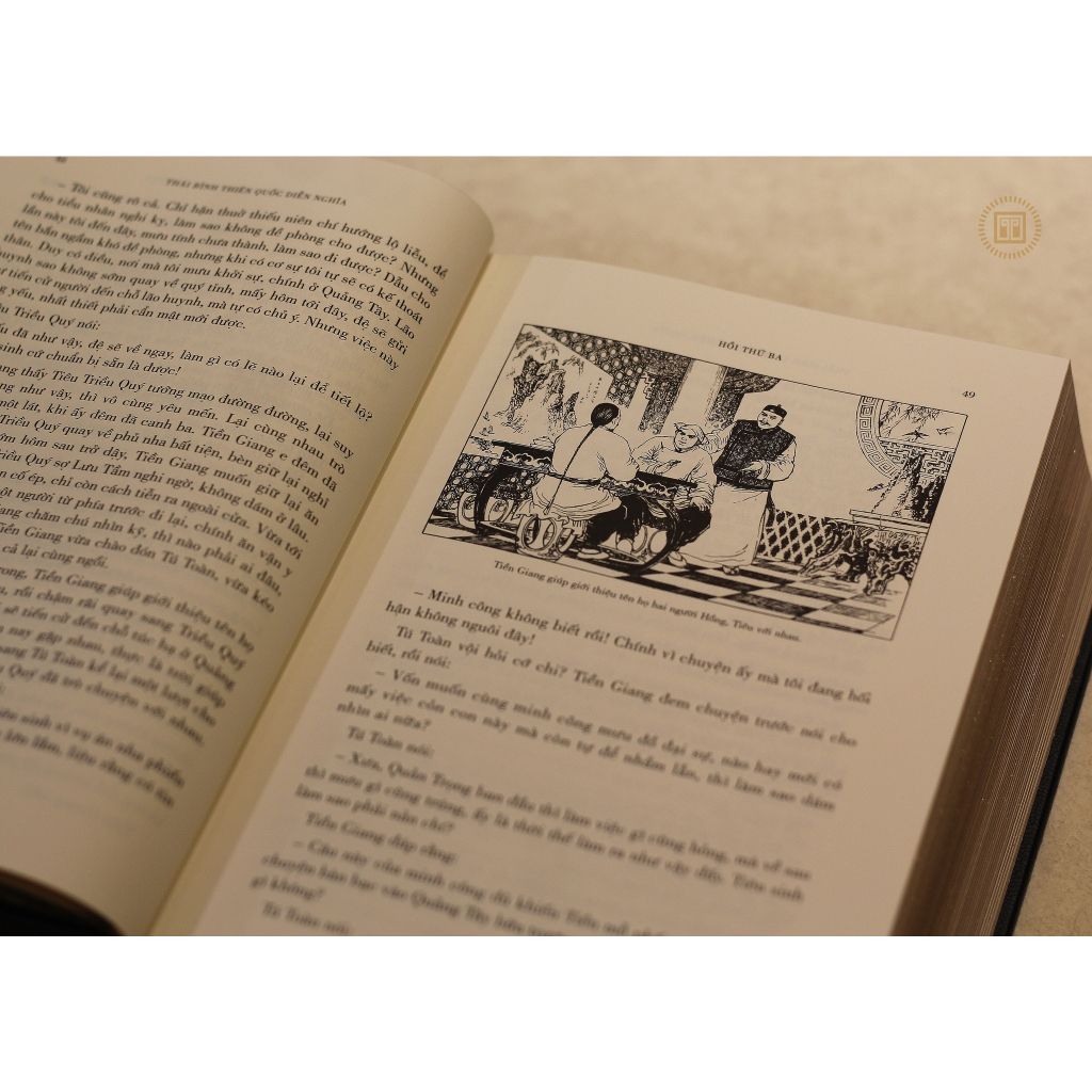 Sách ấn bản S365 bìa da Đông A - Thái Bình Thiên Quốc Diễn Nghĩa