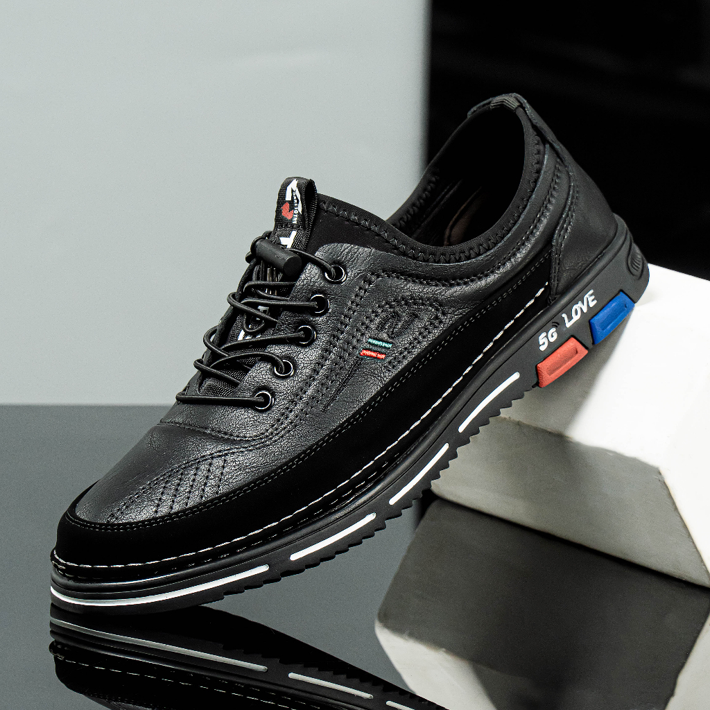 Giày lười nam chất liệu da cao cấp thời trang đẹp phong cách thể thao bảo hành 1 năm NG48 TIMAN