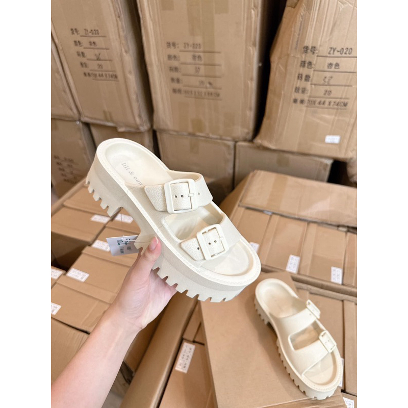 Dép bánh mì quai ngang đế đúc - Hàng order