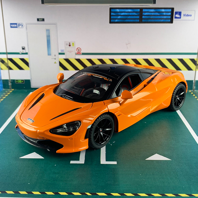 Mô hình xe Mclaren 720S tỉ lệ 1:24 hãng JINLIFANG