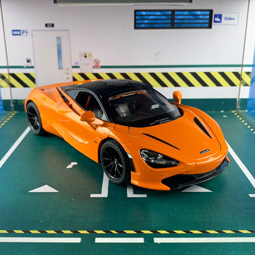 Mô hình xe Mclaren 720S tỉ lệ 1:24 hãng JINLIFANG