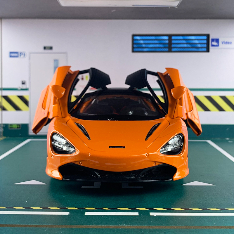 Mô hình xe Mclaren 720S tỉ lệ 1:24 hãng JINLIFANG