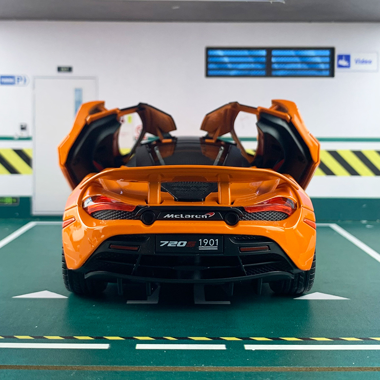 Mô hình xe Mclaren 720S tỉ lệ 1:24 hãng JINLIFANG