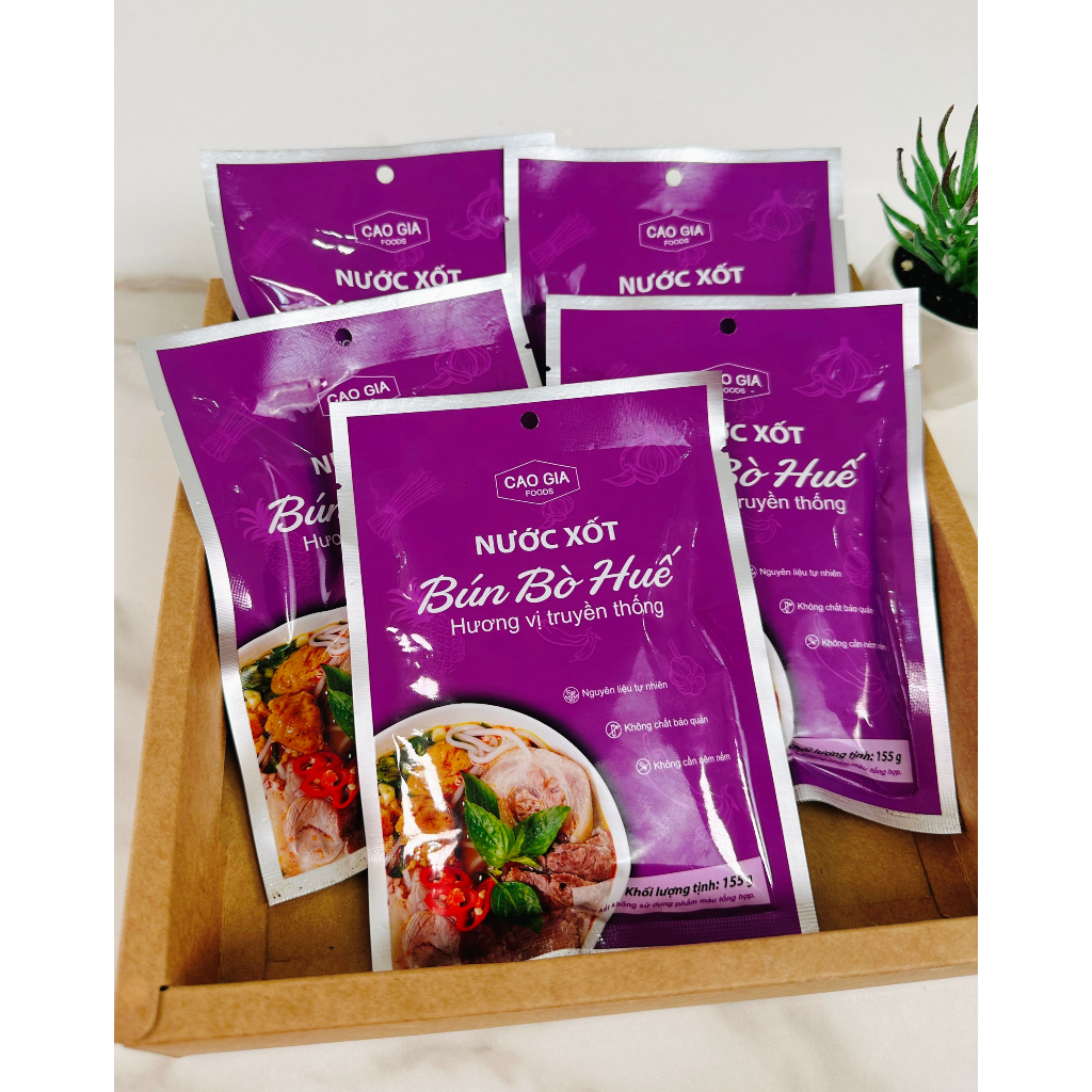 Combo 2 Bún Bò Huế - 2 Phở Bò - 1 Phở Gà | Cao Gia Foods