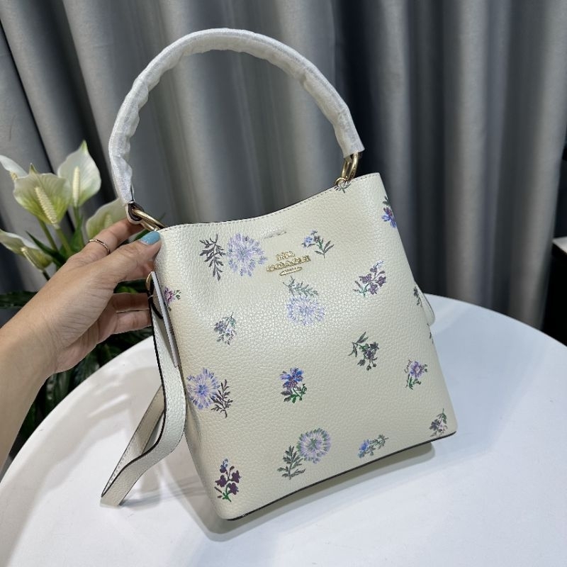 Túi Coach Town Bucket Bag With Dandelion Floral Print